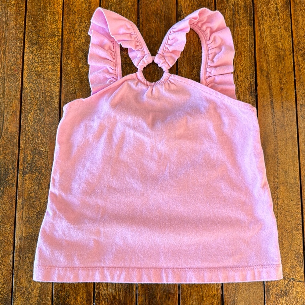 Janie and Jack Girls 4T Light Pink Tank Top